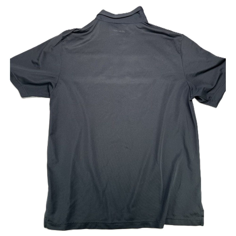 TravisMathew Mens Golf Polo Shirt Size L Black Stripe Performance Casual - Picture 7 of 8